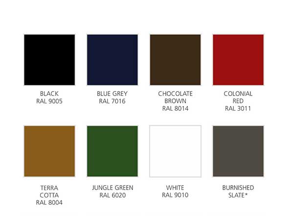 Metal Roofing Colours